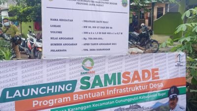 Dana Samisade Turun, Desa Karanggan Siap Realisasikan Bangun Drainase dan Betonisasi Jalan