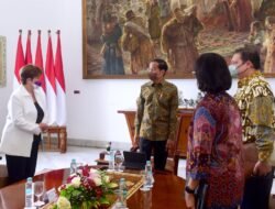 Presiden Jokowi Terima Delegasi IMF Kristalina Georgieva di Istana Bogor