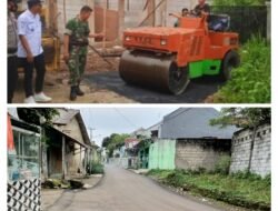 Realisasikan Program Samisade, Pemdes Cilebut Timur Bangun Infrastruktur Jalan Desa